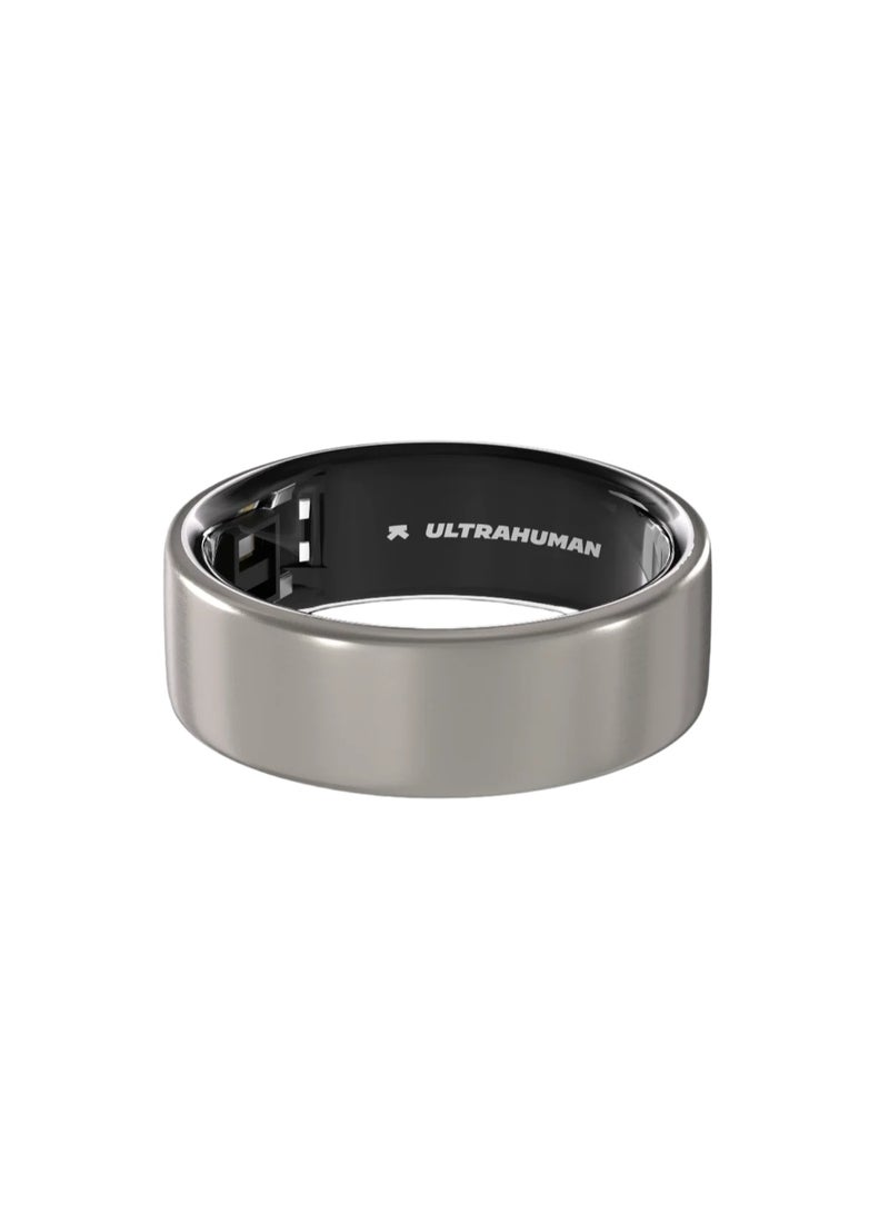 ULTRAHUMAN Ring AIR - Advanced sleep-tracking wearable, HRV & Temperature Monitoring, Track workout, Raw Titanium  - Image 2