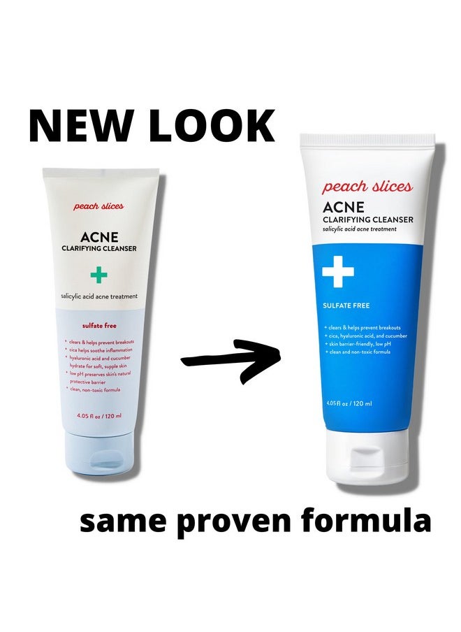 Each Slices ; Acne Clarifying Cleanser ; Deep Cleans & Prevents Acne ; 2% Salicylic Acid ; Hyaluronic Acid ; Sulfatefree ; Hydrates & Calms Skin ; Gentle Formula ; Face Wash ; Crueltyfree ; 4 Oz - pzsku/Z631CA1AFE4643F7F89D9Z/45/_/1696065912/d55fc83a-5a75-4d2b-b8f6-7709b812298a