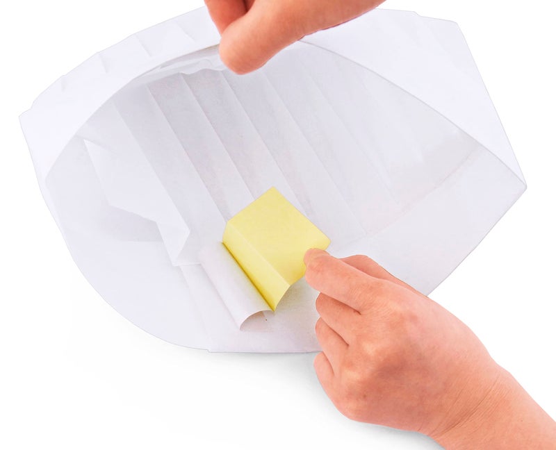 New Star Foodservice 32215 Disposable Non Woven Round Chef Hat, 9-Inch, Set of 10, White Color - Image 4