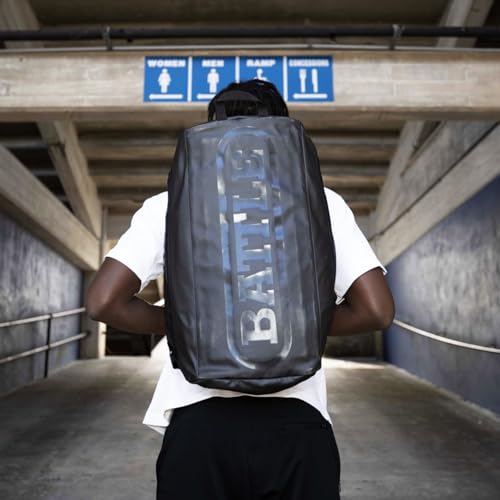 Battle Sports Vault Duffle Bag - Gym Duffle Bag with Vented and Expandable Pockets, Adjustable Shoulder Straps, Top Grab Handle, Made with Durable Material, Football Accessory, Gym or Carry On Bag - Image 4