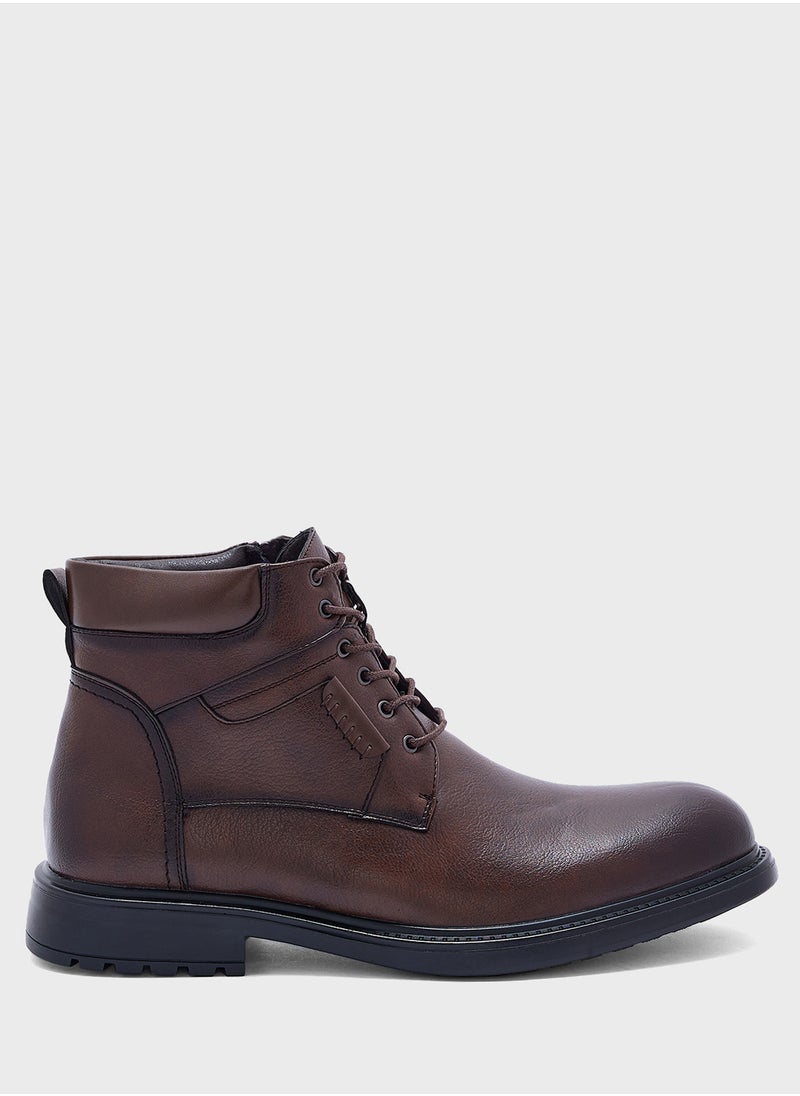 Robert Wood Biker Boots  - Image 1
