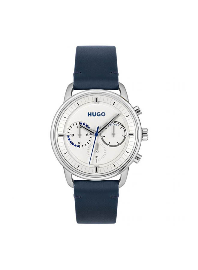 HUGO Leather Chronograph  Watch HB153.0233 - Image 1