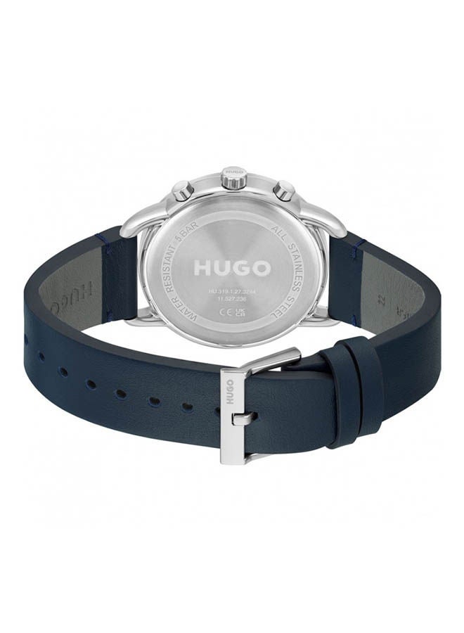 HUGO Leather Chronograph  Watch HB153.0233 - Image 2