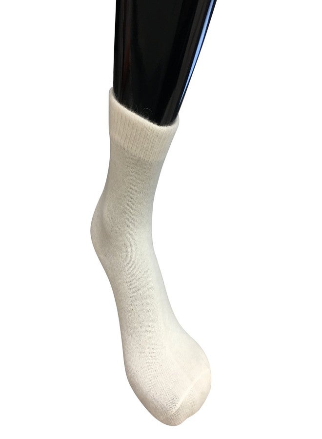 OTC Angora Foot Warmer Socks, Arthritic Wear, Natural Wool, Unisex, 1 Pair, Large - Image 2