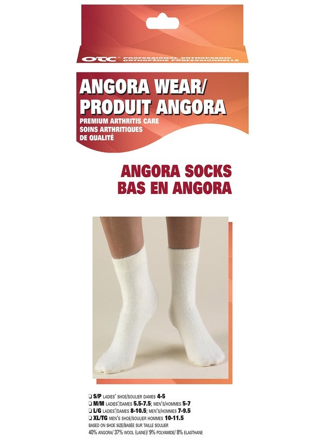 OTC Angora Foot Warmer Socks, Arthritic Wear, Natural Wool, Unisex, 1 Pair, Large - Image 4