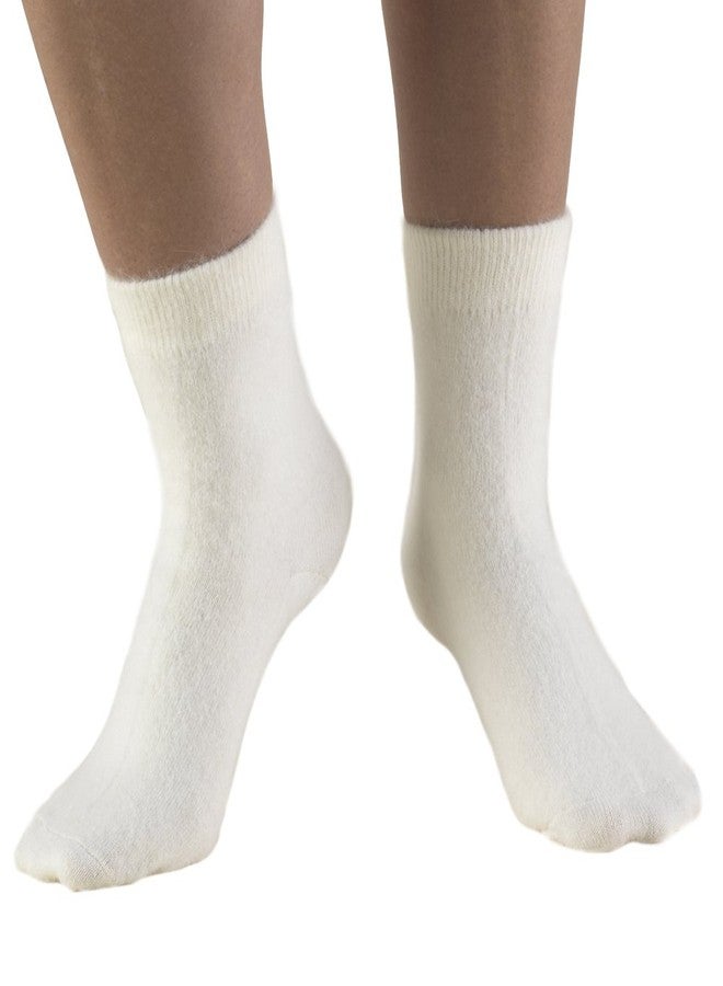 OTC Angora Foot Warmer Socks, Arthritic Wear, Natural Wool, Unisex, 1 Pair, Large - Image 1