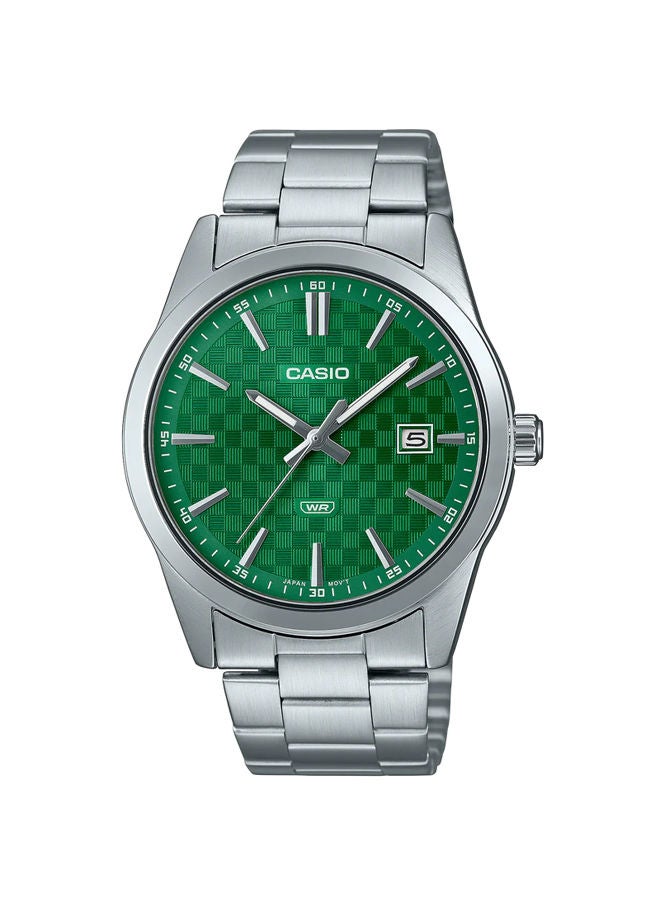 كاسيو ساعة يد من الستانلس ستيل عقارب/مقابض MTP-VD03D-3A1UDF - Image 1
