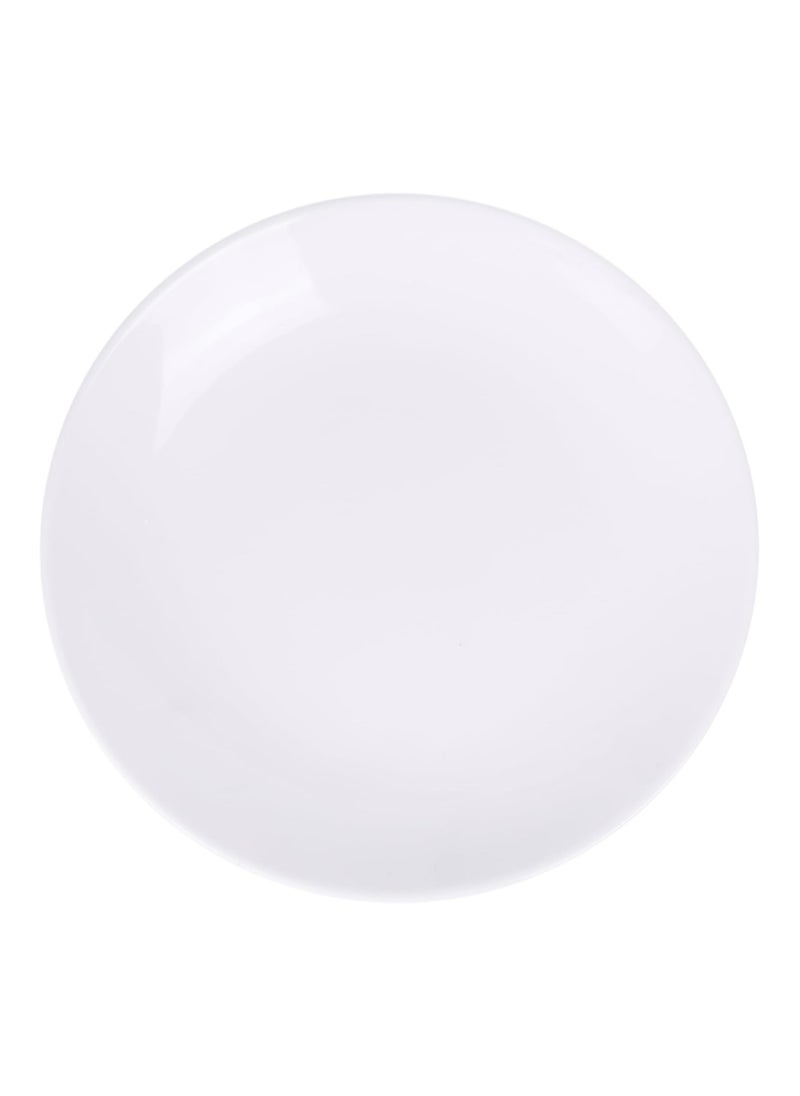 Shallow - Shallow 12-Piece Porcelain Dinnerware Set – Elegant Ceramic Crockery for 4 | Includes 26.8 cm Dinner Plates, 20 cm Side Plates, and 15 cm Bowls, White - Image 1