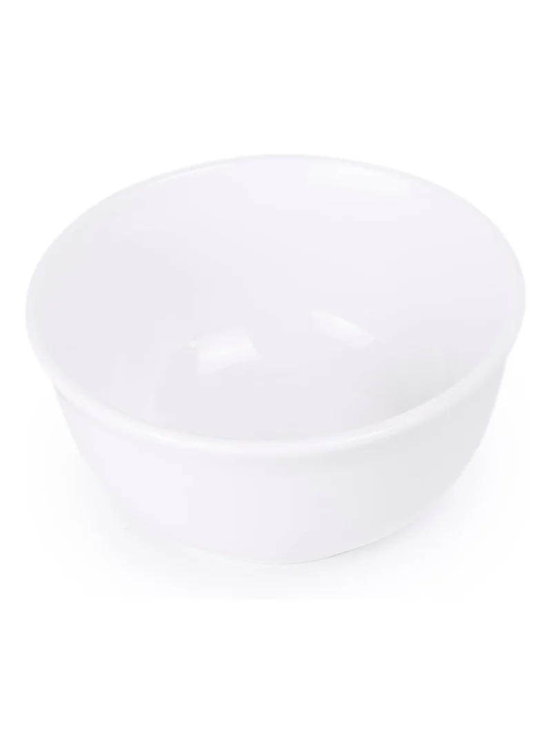 Shallow Shallow 12-Piece Porcelain Dinnerware Set – Elegant Ceramic Crockery for 4 | Includes 26.8 cm Dinner Plates, 20 cm Side Plates, and 15 cm Bowls, White
