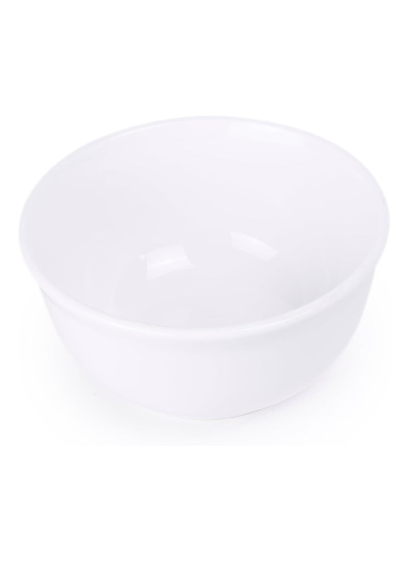 Shallow - Shallow 12-Piece Porcelain Dinnerware Set – Elegant Ceramic Crockery for 4 | Includes 26.8 cm Dinner Plates, 20 cm Side Plates, and 15 cm Bowls, White - Image 1