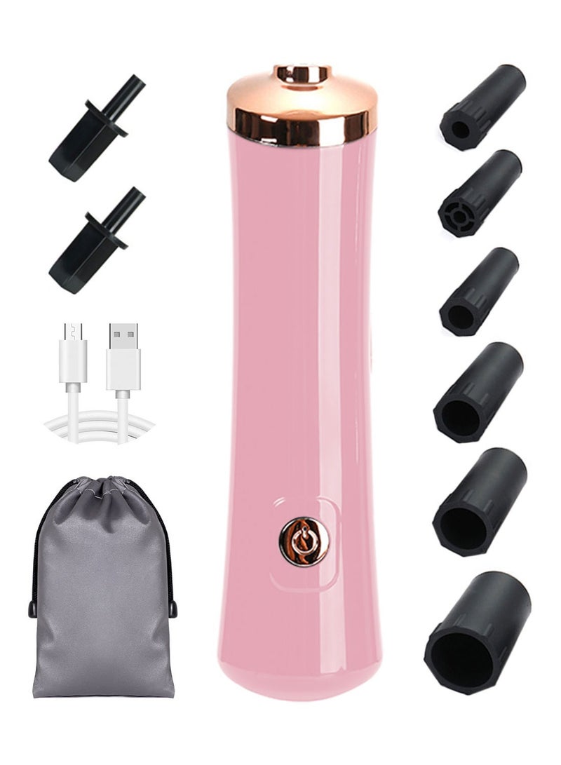 Syarme Electric Eyelash Glue Shaker, Electric Nail Polish Lacquer Shaker,  for Eyelash Extensions and Nail beautification, Eyelash Glue Shaker with 2 Connectors and 6 Sizes of Caliber Liquid Evenly Mixer - Image 1