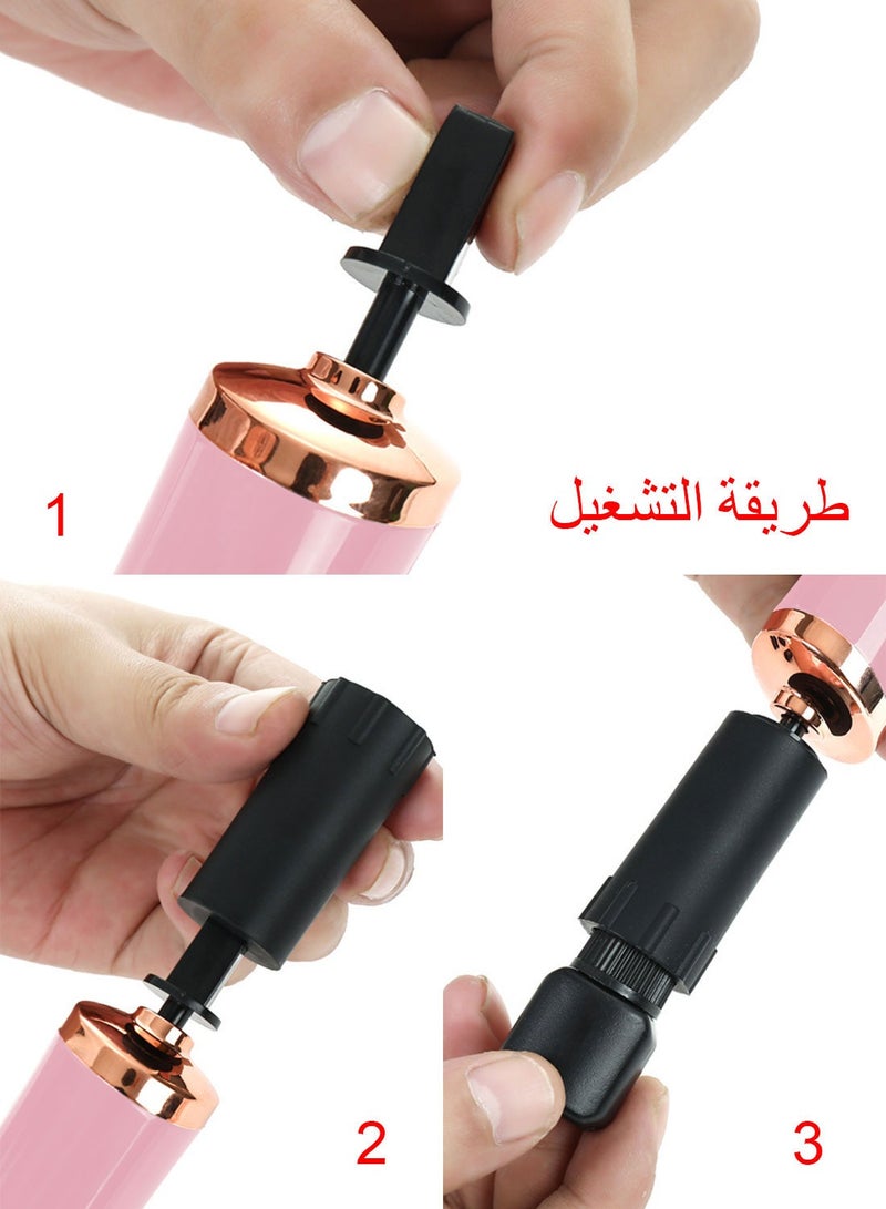 Syarme Electric Eyelash Glue Shaker, Electric Nail Polish Lacquer Shaker,  for Eyelash Extensions and Nail beautification, Eyelash Glue Shaker with 2 Connectors and 6 Sizes of Caliber Liquid Evenly Mixer - Image 4