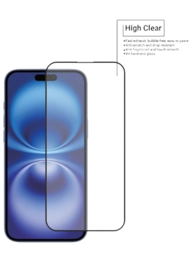 جراب حماية (3in1) جراب مغناطيسي شفاف لموبايل ايفون 16 (iPhone 16) من ماج سيف مع واقي شاشة وحماية خلفية كاملة وواقي عدسة الكاميرا، مجموعة تغطية كاملة لموبايل ابل ايفون 16 - Image 3