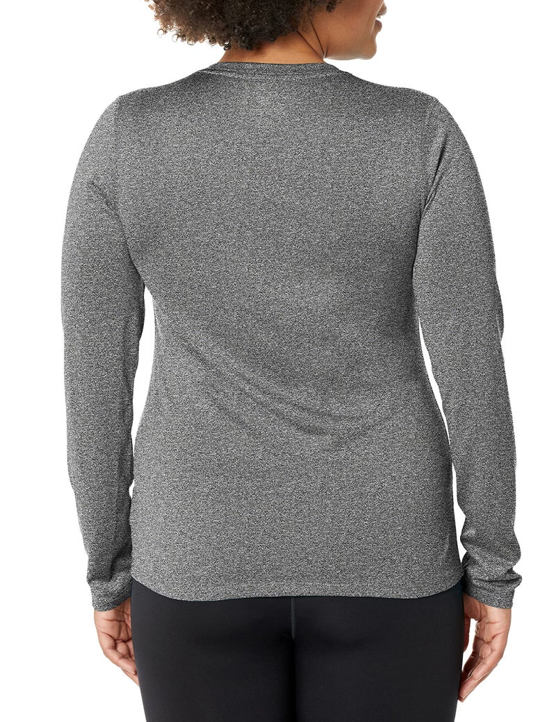 Hanes womens O9309 athletic shirts, Black Heather, XX-Large US - Image 2