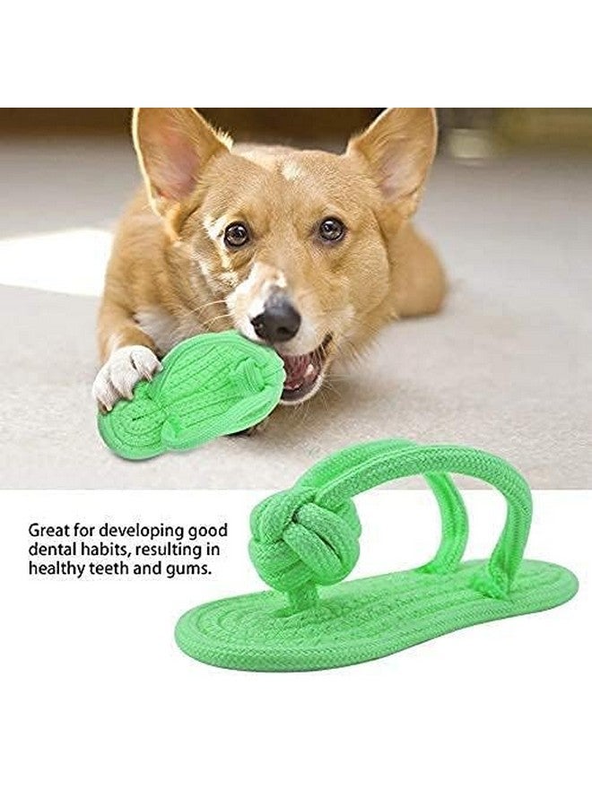 بت لعبة مضغ متينة للكلاب مصنوعة من حبل قطني لمضغ أسنان الجراء - قد يختلف اللون (مجموعة من 5 قطع) - Image 2