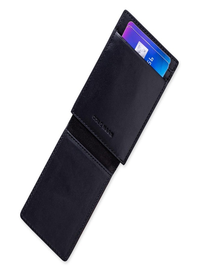 كول هان محفظة كول هان الرجالية الجلدية النحيفة ذات الجيب الأمامي المغناطيسي والمزودة بتقنية RFID - Image 3