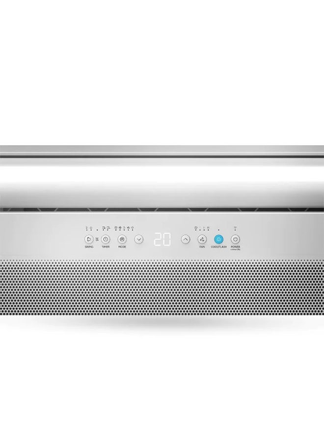 Inverter Window Air Conditioner – Hot & Cold, 17,600 BTU Cooling Capacity, 3.25 kW Heating, Rotary Compressor, Wi-Fi, Remote Control, 4-Way Airflow WDV18HWG - Image 4