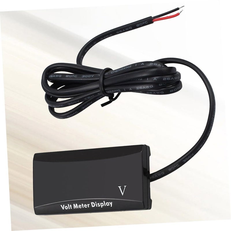 Waterproof Digital Display Voltmeter DC 12V For Car Motorcycle Multi Functional LED Voltage Gauge Blue Light Indicator - Image 4