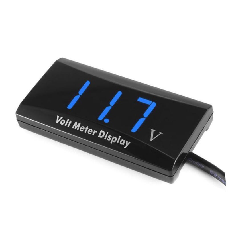 Waterproof Digital Display Voltmeter DC 12V For Car Motorcycle Multi Functional LED Voltage Gauge Blue Light Indicator - Image 5