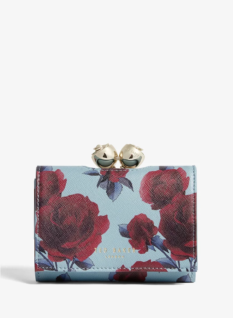 Ted Baker Small Rose Print Bobble Purse