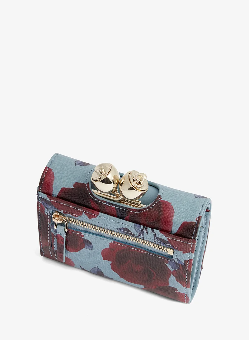 Ted Baker  ELLIISA Small Rose Print Bobble Purse for Women | Best Price UAE