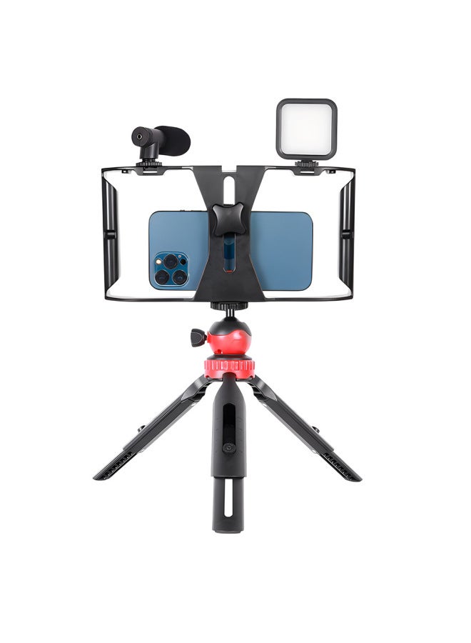 قفص أرنب للهاتف المحمول للبث المباشر، حامل ثلاثي لسطح المكتب، مثبت قفص الأرنب للهاتف المحمول، إطار الهاتف المحمول، حامل بث مباشر للهاتف المحمول - Image 1