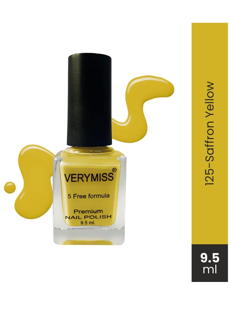 VERYMISS Verymiss Premium Nail Polish 9.5ml Saffron Yellow  - Image 2