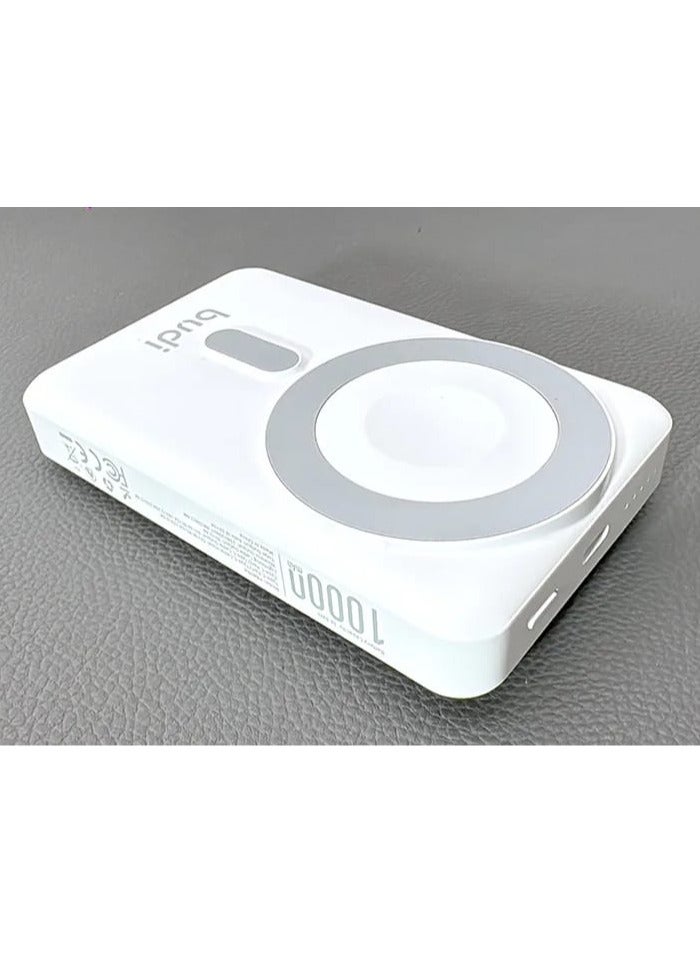 بودي بنك الطاقة budi PB809W حل شحن متطور للهواتف الذكية وسماعات AirPods والساعات الذكية مع مخرجات عالية السرعة ومنافذ متعددة - Image 3