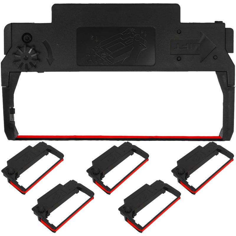 6Pcs Black Ribbon Holders For Cash Registers Easy Installation Office Retail Use - Image 2