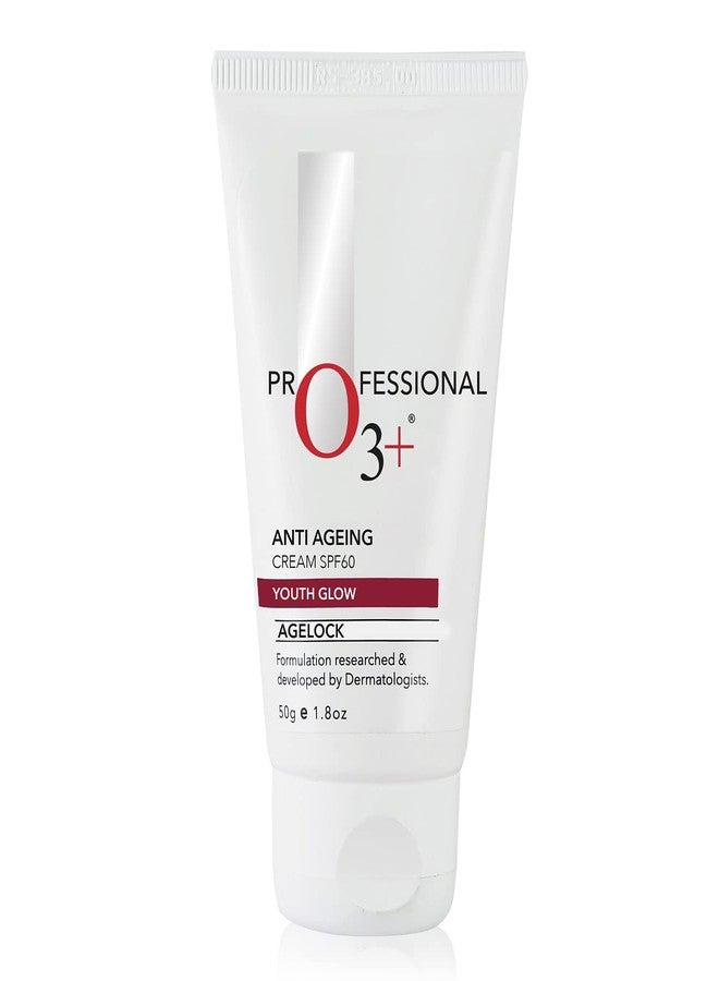 O3+ Anti Ageing Day Cream SPF 60 for Daily Use with Broad Spectrum UVA & UVB Protection, Fights Signs of Ageing, Reduces Fine Lines, Wrinkles & Sun Damage, Suitable for All Skin Types - 50 g - Image 1