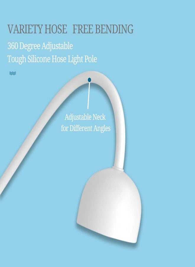 Yoidesu Mini for Gel Nails, 24W Mini LED Nail Lamp 365nm 405nm 360° Rotatable Gooseneck Nail Curing Light USB Charging - Image 5