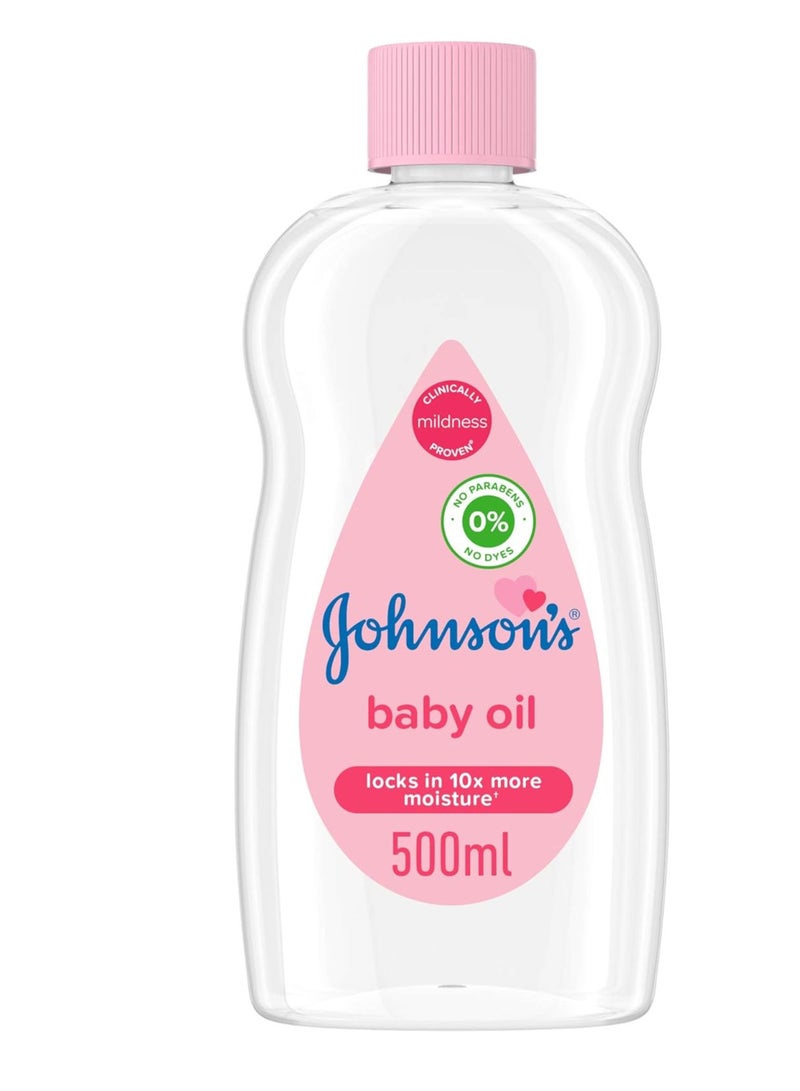 Johnson's pack Of 3 Johnson's Baby Oil 500ml, JOHNSON BABY SHAMPOO ORIGINAL 500ML And Johnson's Baby Soft Lotion 500 ml - Image 4