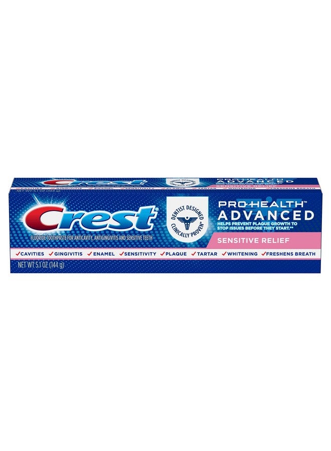 Crest Rest Prohealth Advanced Sensitive & Enamel Shield Toothpaste 5.1 Ounce (Pack Of 1) Packaging May Vary - Image 2