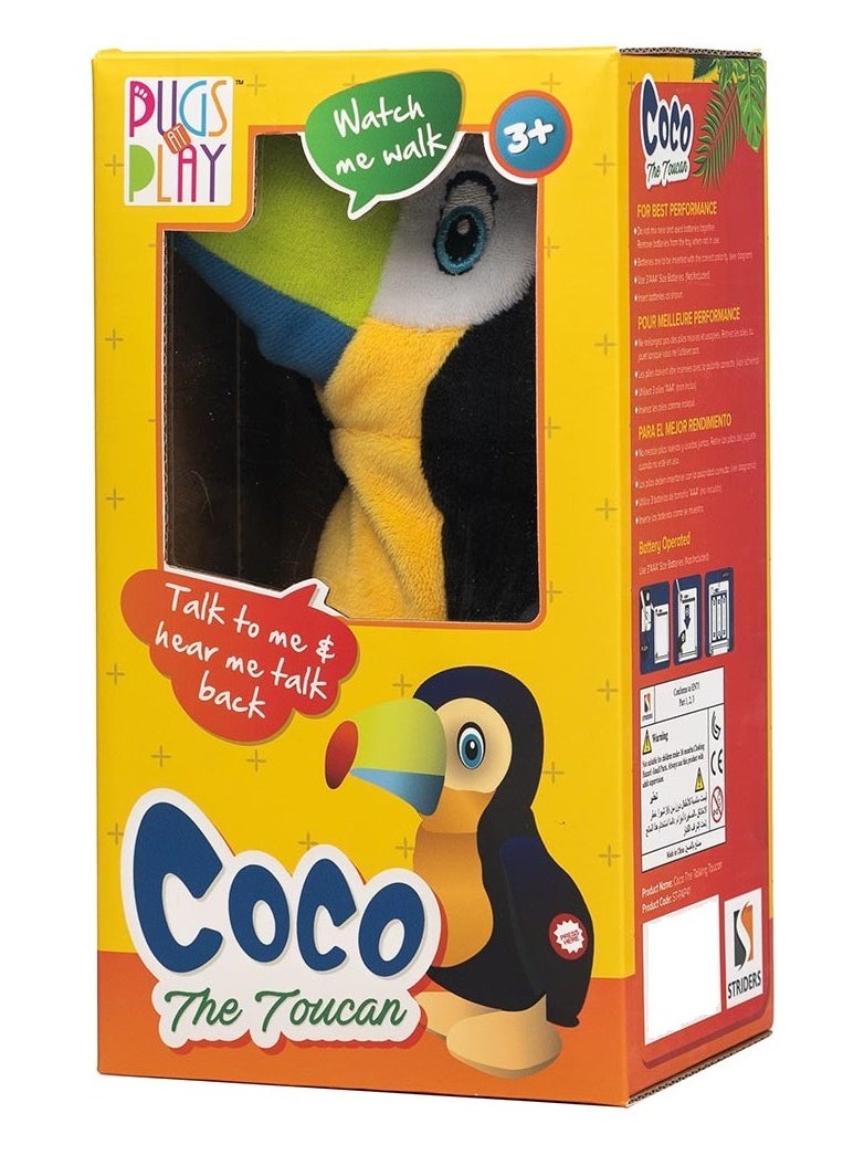 PUGS AT PLAY Coco The Talking Toucan  - Image 2