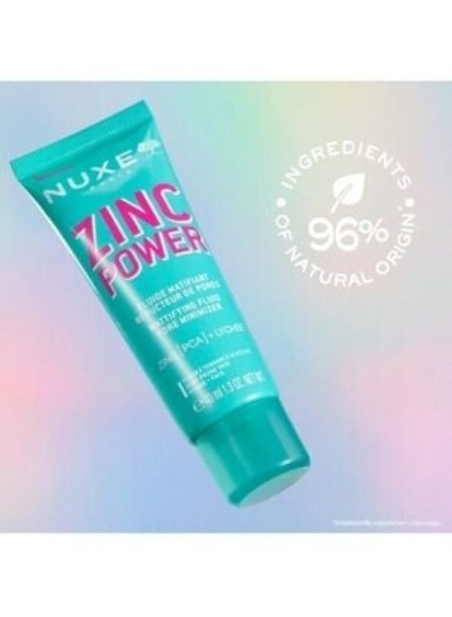 نوكس Nuxe Zinc Power Fluide Matifiant Réducteur de Pores 40 مل - Image 4