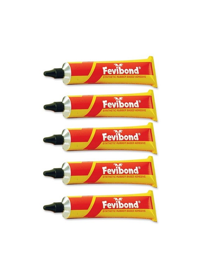 Pidilite Fevibond Tube Synthetic Rubber Based Adhesive - 50ml,Pack of 5 - Image 1