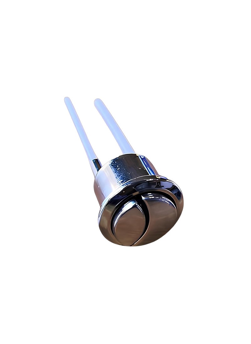 ELEGANT CASA ELEGANT CASA Dual Flush Push Button Toilet For Water Tank 2 pcs Toilet Cascade Type Inner Lid Cover Diameter Hole 38 mm and Outer 48 mm Only for Cascade Chrome Plated With Push Rods 1 Set  - Image 3