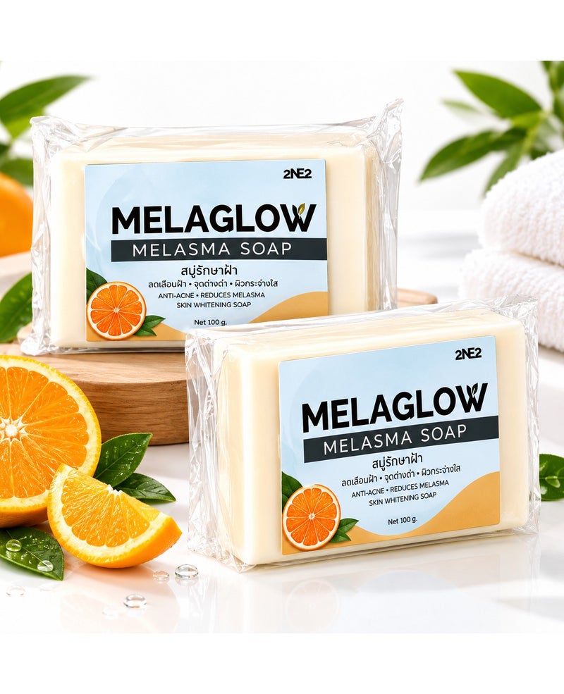[2 Pieces] Melaglow Soap for Melasma – 100g