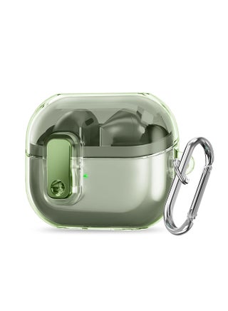 For Samsung Galaxy Buds3 Case & Galaxy Buds 3 Pro Case Cover Anti-drop Anti-scratch Lock Clip Flexible TPU Clear Protection Case with Carabiner-Green - pzsku/Z631E5789771C56118382Z/45/_/1733403800/8a1a5558-9028-4830-8997-513c1ef3edd3