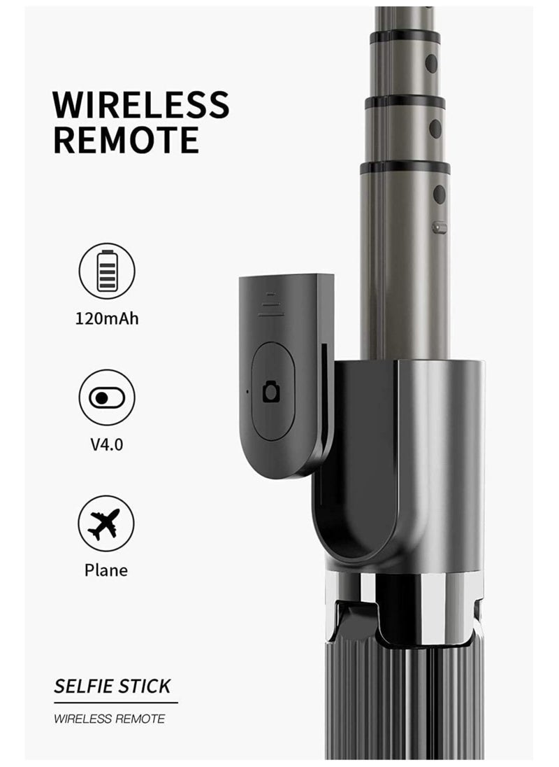ELTRAZONE - Gimbal Stabilizer for Smartphone L08 Handheld Gimbal with 360°Auto Balance Ant Shake Remote Wireless Bluetooth Selfie Stick Pan-tilt Tripod with Built-in Bluetooth Remote - Image 1