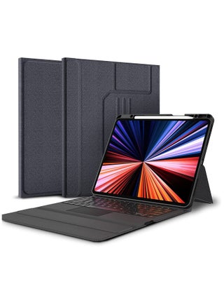 iPad Pro Keyboard 11 inches - Leather Keyboard Case With Touchpad for 10.9/11 inches Compatible Model A2228/A2068/A2230/A2231 II A1980/A2013/A1934/A1979 II A2325/A2324/A2316/A2072 & iPad Air Gen 5 - pzsku/Z631E728A0D920E1C5962Z/45/_/1658997540/7834935d-0349-48d6-8839-8e5cdad39182