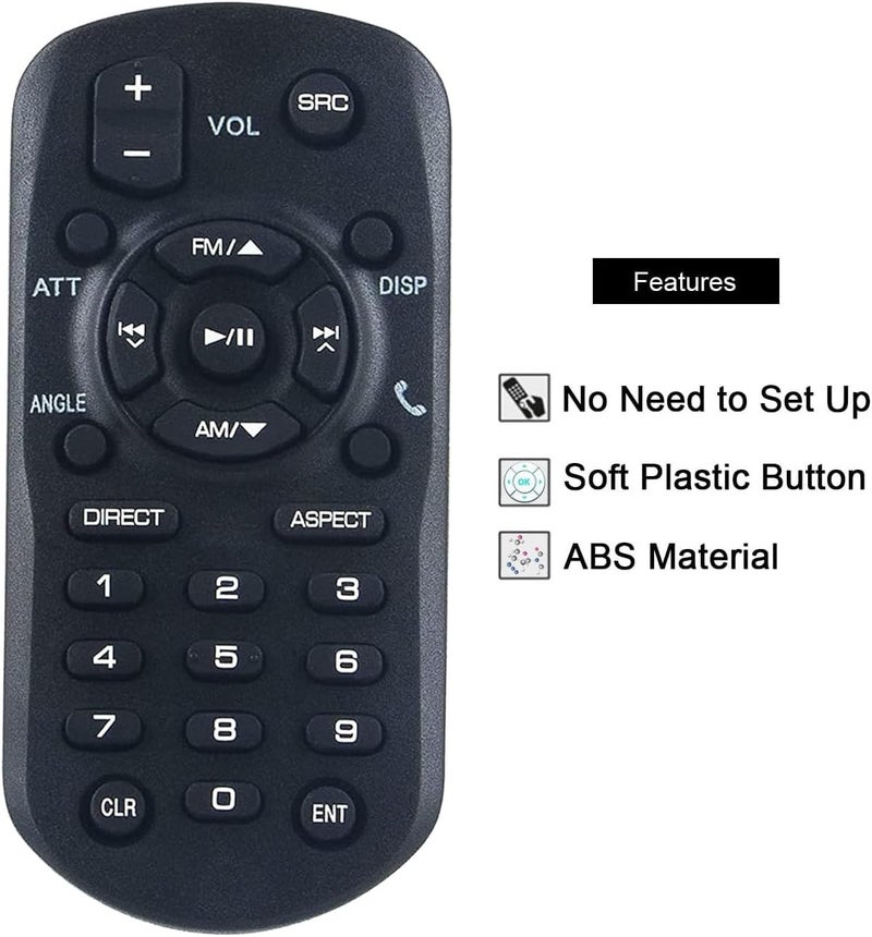 LOMCA Replacement Remote Control RM-RK258 for JVC Car Stereo Receiver KW-M750BT KW-V960BW KW-V66BT KW-M650BT KW-M865BW KW-V850BT KW-M75BT KW-V950BW KW-V660BT - Image 3