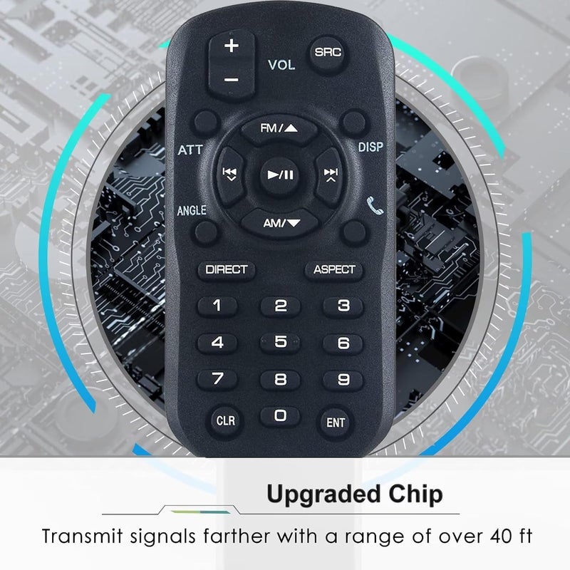LOMCA Replacement Remote Control RM-RK258 for JVC Car Stereo Receiver KW-M750BT KW-V960BW KW-V66BT KW-M650BT KW-M865BW KW-V850BT KW-M75BT KW-V950BW KW-V660BT - Image 2