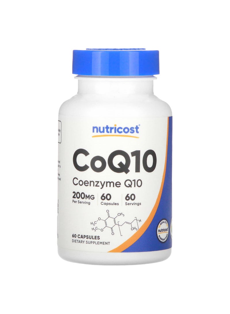 CoQ10, 200 mg, 60 Capsules