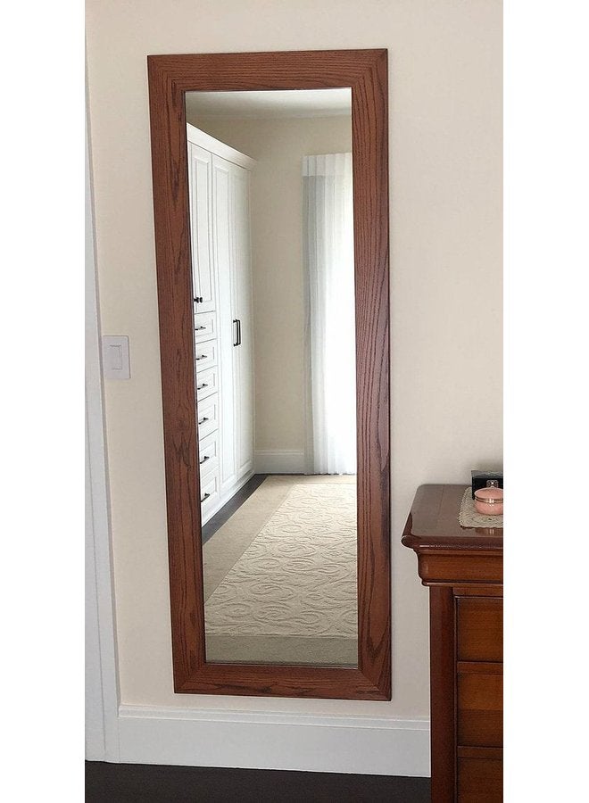 Art Wood Stand Mirrors Brown  3X170X55 Cm 