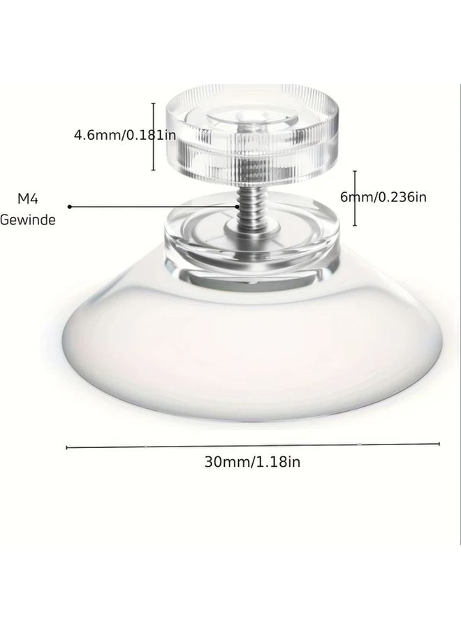 20 قطعة خطافات شفط قوية ذات تصميم ملولب سهل التركيب للجدران في المطبخ والحمام - Image 3
