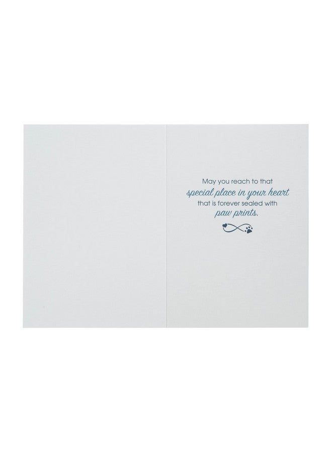 Dog Speak There Are No Goodbyes. Just A Special Place Where Love Always Stays. Death Loss Of Pet Sympathy Card  - Image 2