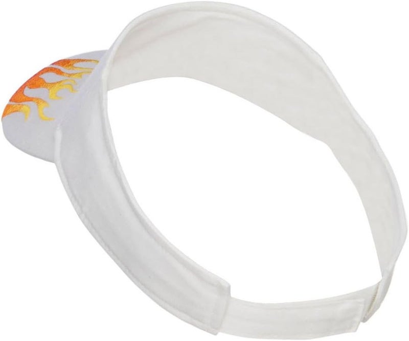 CAMEO Embroidered Flame Cotton Visor - Image 2