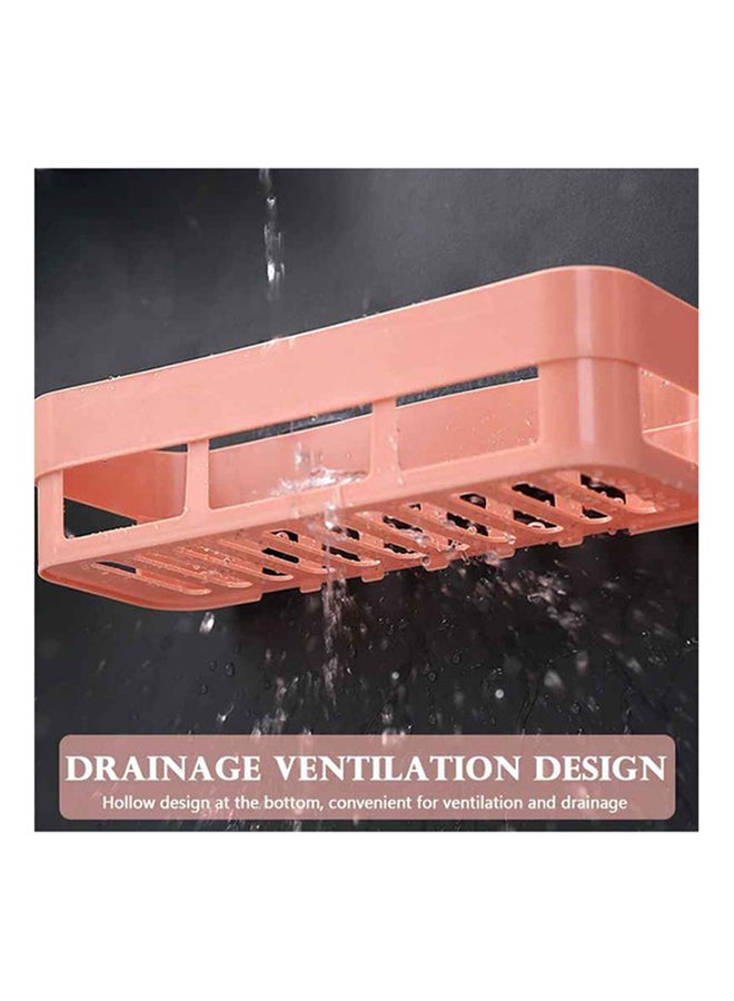 Multifunctional Wall Mounted Bathroom Storage Box Light Green 25.5 x 9.5 x 6.5cm - Image 4