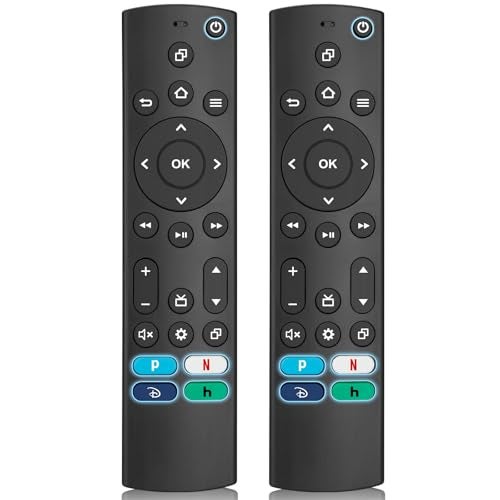 EWO'S (Pack of 2) Universal Remote Control for Insignia/Toshiba/Samsung/TCL/Vizio/Pioneer/Roku Smart TVs Remote Replacement, Compatible with Voice Smart TV - Image 1